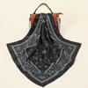 Women's Paisley Printed Square Headscarf, A Multifunctional Fashionable Scarf, A Versatile Item for Women's Commuting and Leisure.