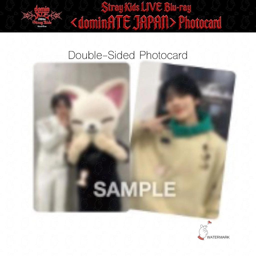 PRE-ORDER Stray Kids World Tour dominATE JAPAN LIVE Blu-ray RAKUTEN POB Double-sided Photo Card Backing Card OFFICIAL