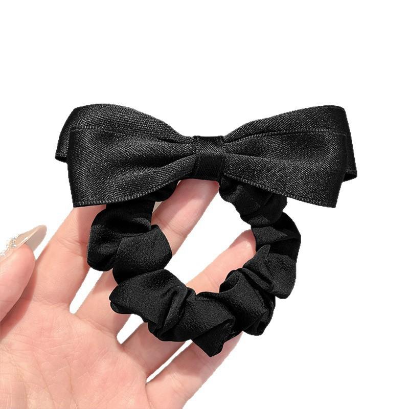Bow hair rope, headband 2025 hair band, rubber band, women's hair tie, high elastic and durable headgear.