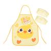 Kinder Cartoon Schürze wasserdichte Sabber Tasche Baby Malerei Overalls Baby wenig ärmelloses Lätzchen Set
