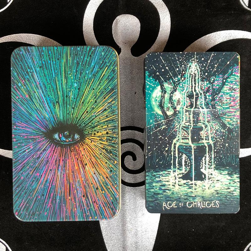78Pcs Longest Dream Tarot Card Set Divination Tool With Detailed Guidebook Colorful Frame Fortune Telling Cards