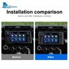 For Subaru BRZ Toyota GR86 2021 2022 2023 2024 Real Soft Carbon Fiber Sticker Navigation Panel Cover Interior Trim Accessories