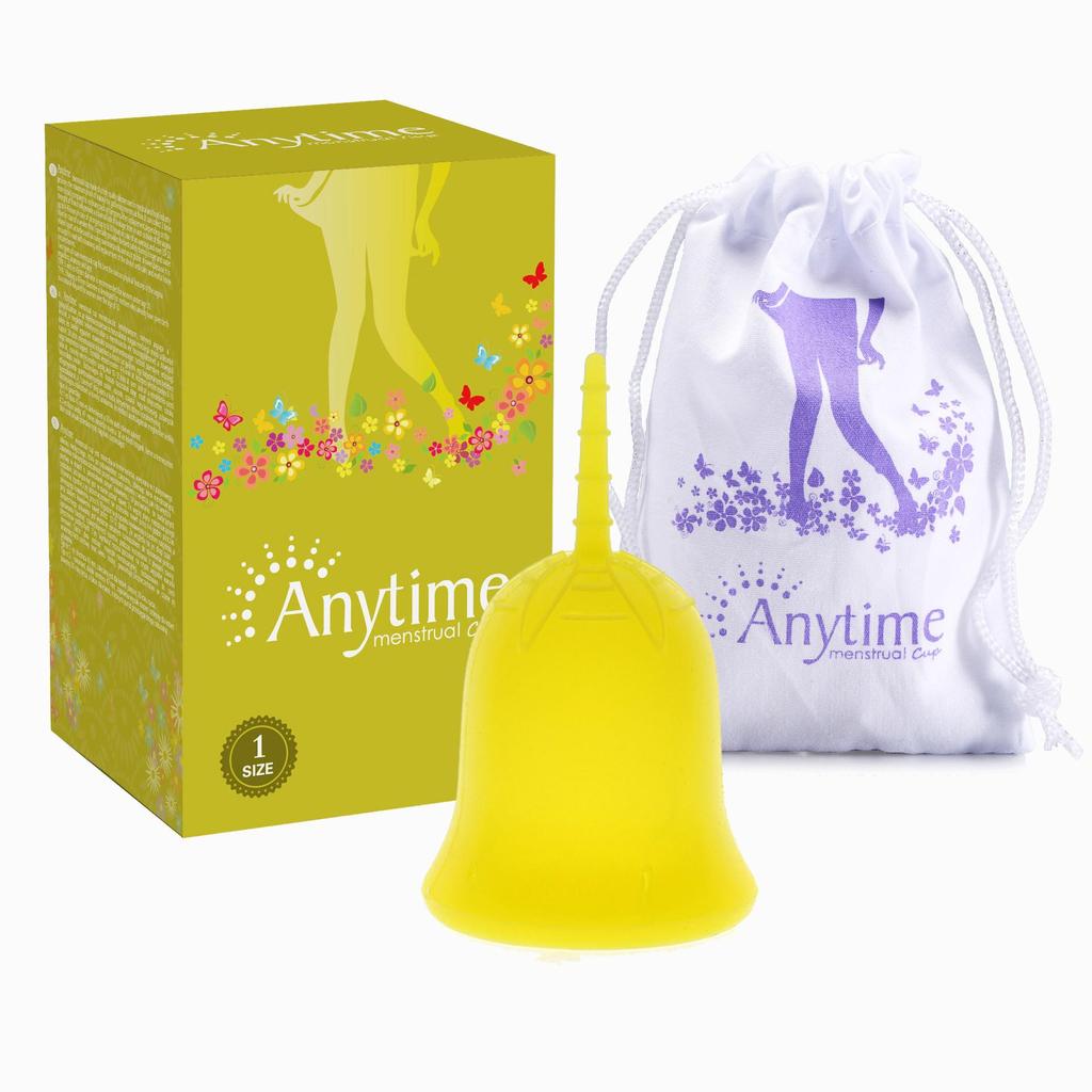 Anytime Silicone Menstrual Cup Sanitary Napkin Alternative