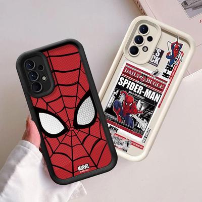 Funda de Teléfono Marvel Spider Man para Samsung Galaxy A06 A72 A71 A52 A53 A15 A35 A73 A54 A25 A51 A55 Funda Blanda
