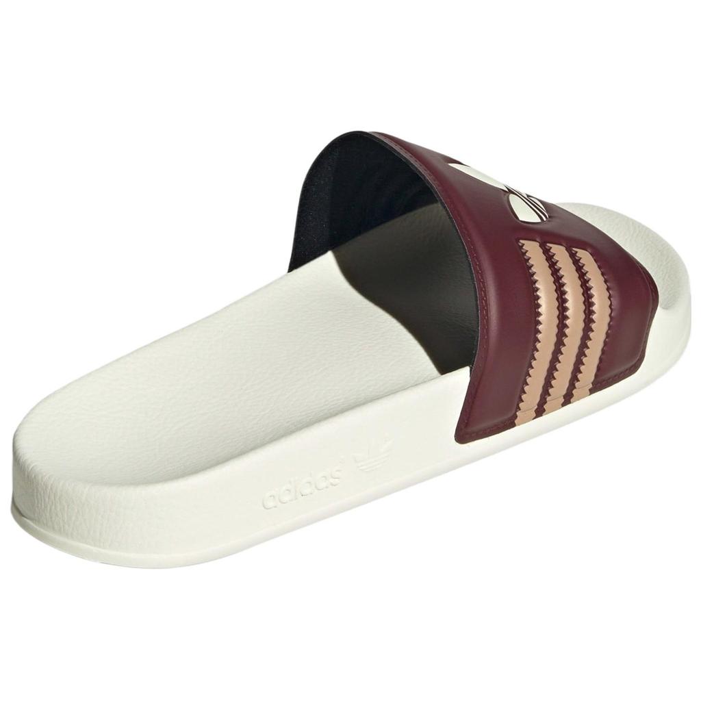 Adidas Originals Adilette Slides Casual Comfortable Non-Slip Wear-Resistant Slide Sandals Unisex Slides Red-Brown JH7763