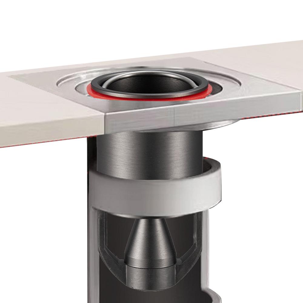 Shower Floor Drain Core Copper Anti-Odor Floor Drain Backflow Preventer Multipurpose Floor Drain Odor Stopper For Showers Toilet серый