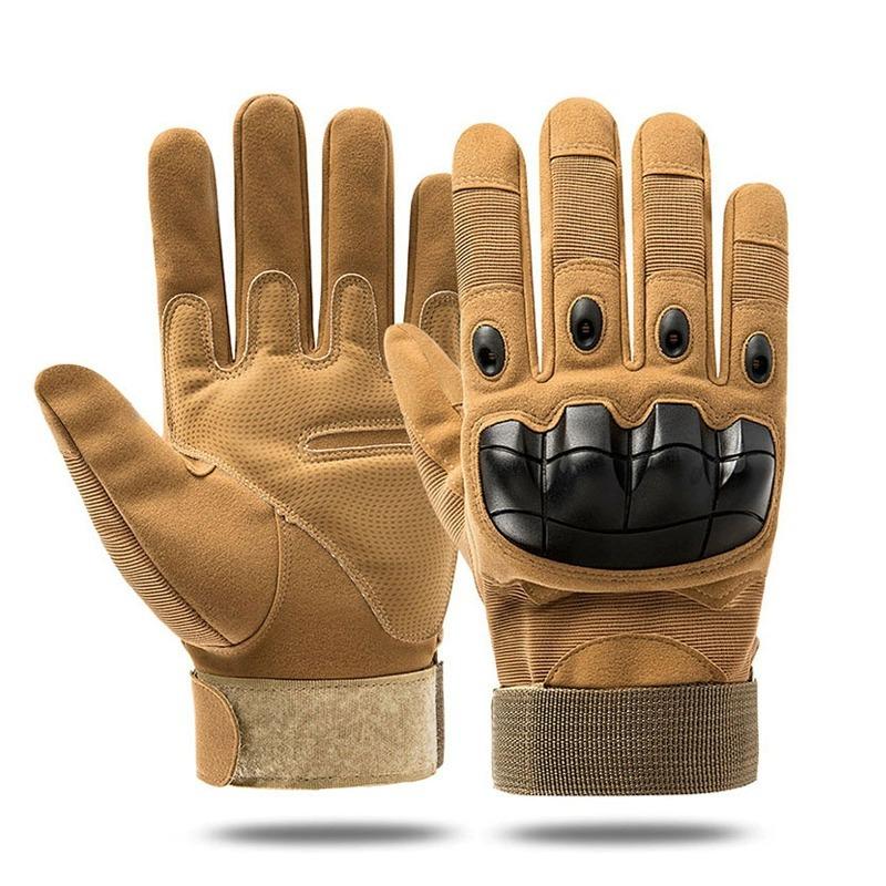 Outdoor tactical all-finger gloves men's locomotive electric vehicle non-slip and wear-resistant mountaineering equipment
