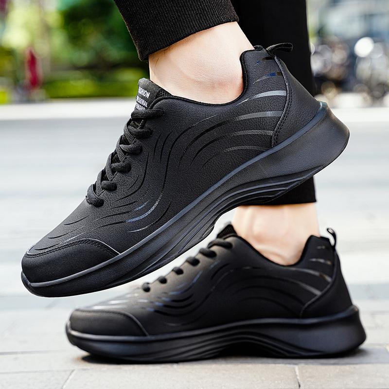 Men Sneakers Fashion Breathable Mesh Comfortable Black Sports Shoes Anti-Slip Outdoor Casual Running Mens Shoe Zapatillas Hombre