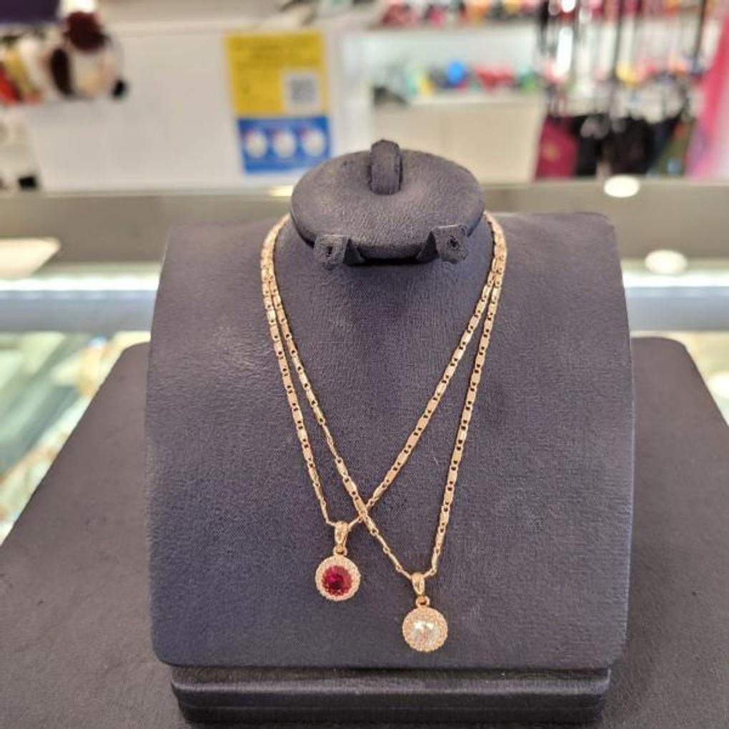 Atria One Cubic N Mini Me Necklace APSNEFR0003WHF