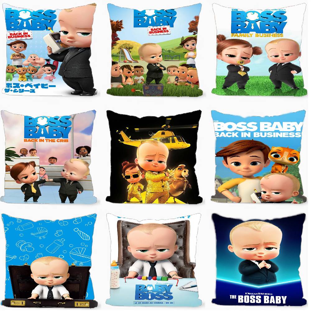 Exquisite Ornaments Unisex 1Pc The Boss Baby Pillow Anime Pillow Sofa Bed Head Pillow Cover Cushion Cover Fashion