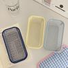 Metal Storage Basket Desktop Sundries Organizer Photocards, Stationerry,Make Up Sorting Holder Office Home Suppliers
