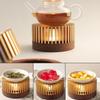 Aroma Pot Aroma Burner [The spilling candlelight provides a soothing and relaxing atmosphere] Ceramic Aroma Incense Burner Aroma Candle Holder Candle