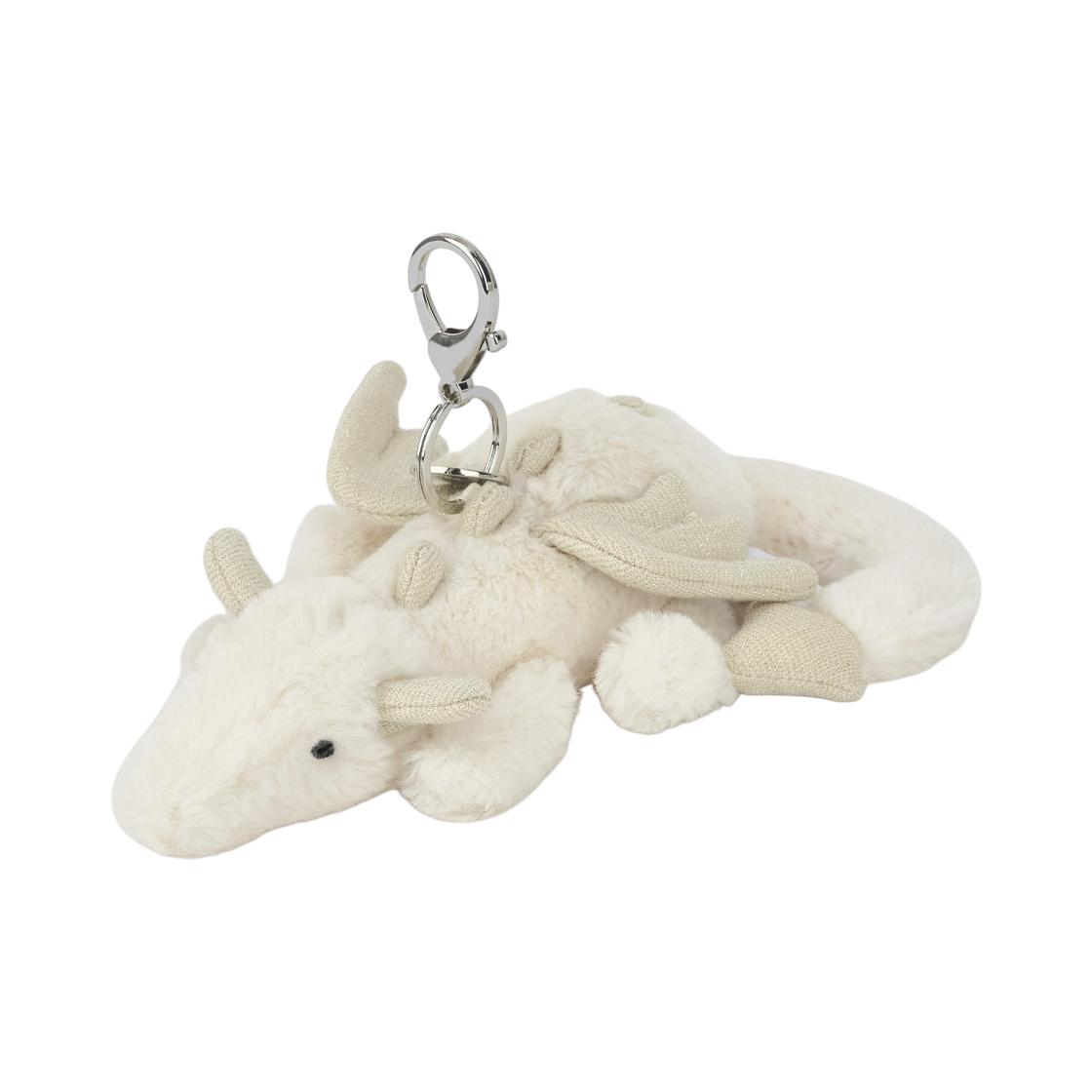 Jellycat Snow Dragon Bag Charm ONE