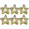 Laser Cutout Star Hair Clips Girl Ponytail Claw Shark Clip Back of Head Hair Accessories