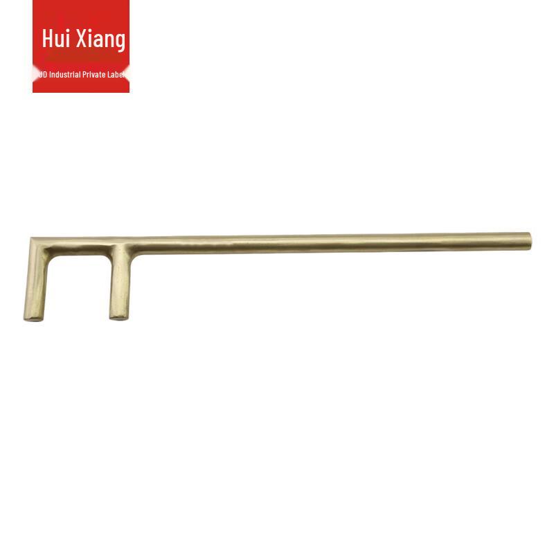 Non-Sparking Aluminum Bronze F-Type Valve Hook Wrench 350mm