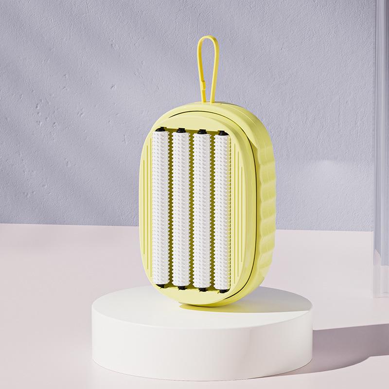 

Soft Rubber Foaming Laundry Brush with Press-to-Dispense for Intimate Clothing and Underwear Cleaning