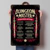 Dungeon Master Translator Poster Customized Wall Art Vintage Metal Signs Retro Tin Plaque for Man Cave Gaming Room Decoration
