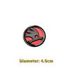 Car Steering Wheel Black Emblem for Skoda Superb RS NM18 Fabia Kodiaq Karoq Octavia A5 A7 Yeti Rapid Decorative Stickers Accessories