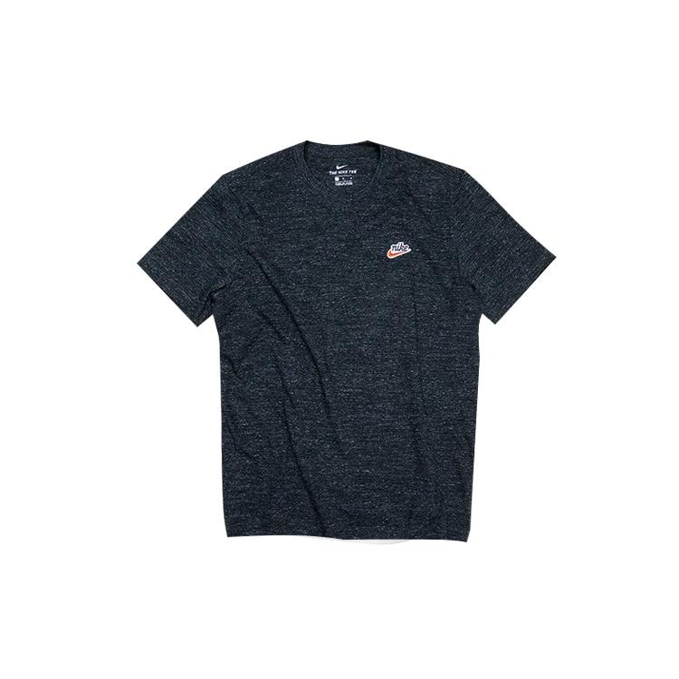 Nike Sportswear Heritage Small Logo Solid Color Short Sleeve Black Men s CK2384-010 XL