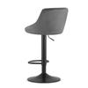 KAST Stool - Grey Velvet / Black Base X 2