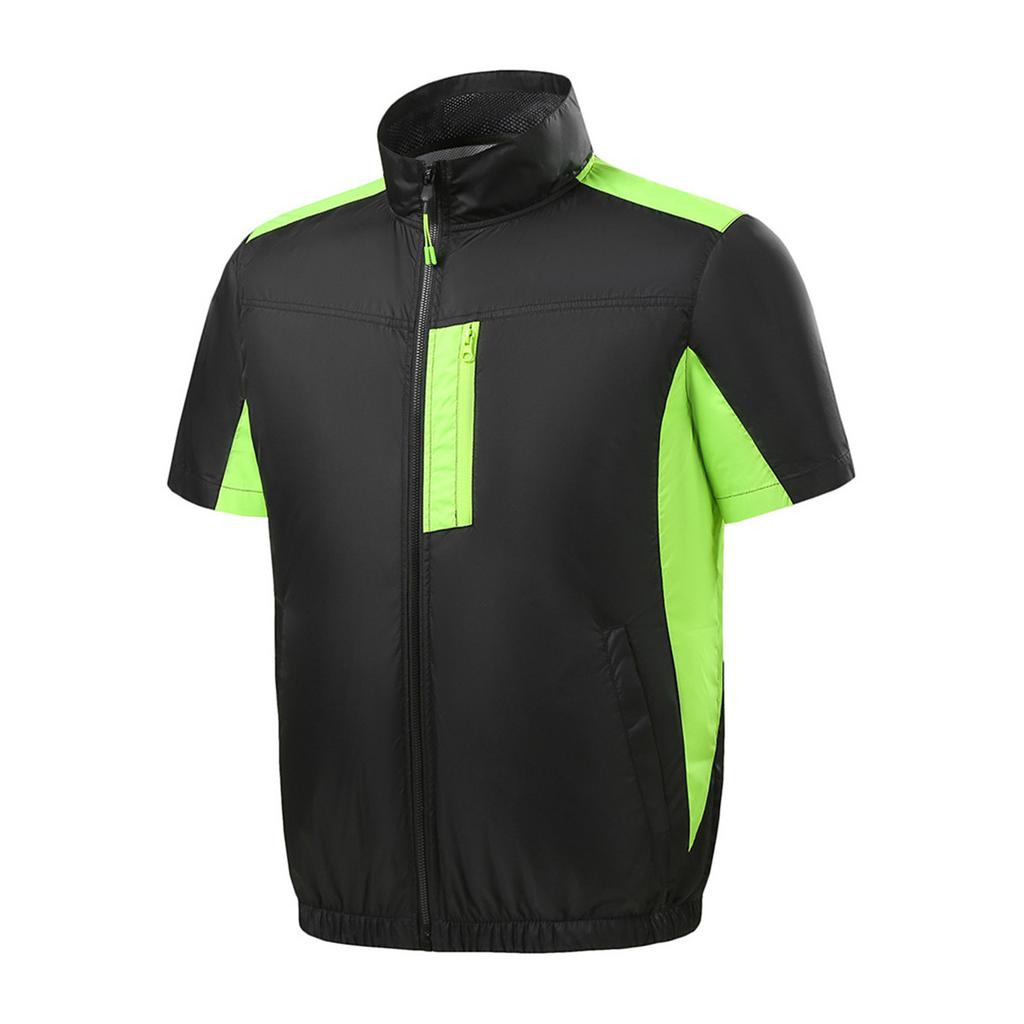 Men's And Women's Heatstroke Prevention Short Sleeved Fan Clothing Labor Welding Short Sleeved Jacket