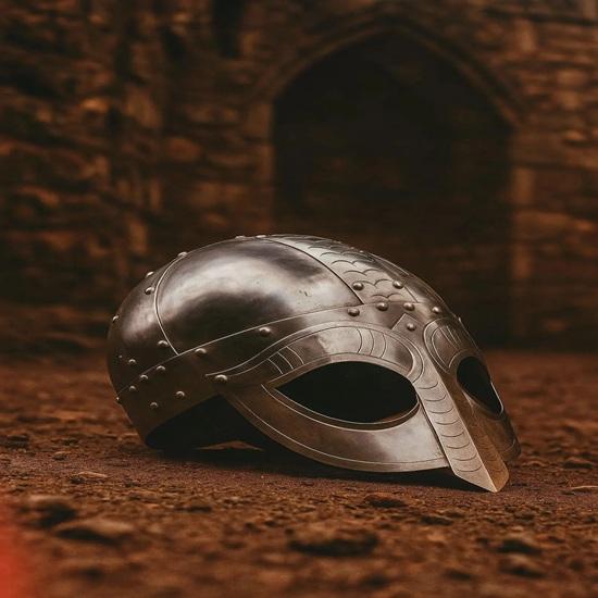 Viking Helmet Medieval Norse Warrior Helmet Handcrafted Steel LARP Cosplay Costume Armor Norse Helmet Replica Gift