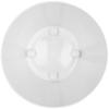 ELHO Lot de 2 pots de fleurs rond a roulettes Brussels - Ø35 x H33 cm et Ø39 x H36,5 cm - 55 L - Blanc