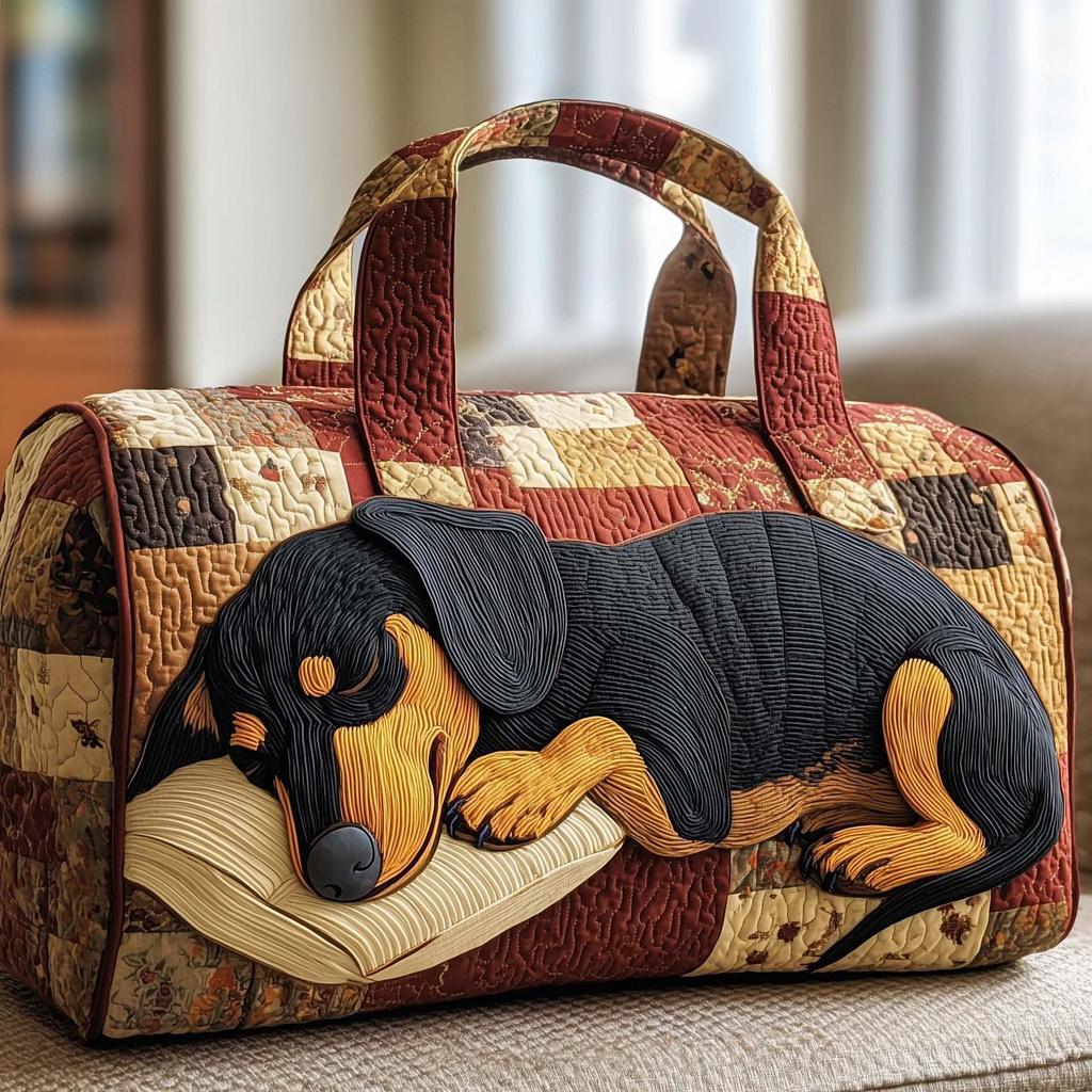 Puppy Series 4 Women's Yoga Travel Handbag with 3D Digital Print
