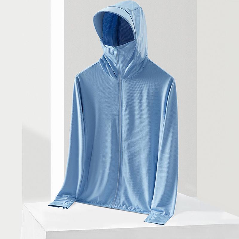 Herren Sommerjacke mit UV-Schutz aus Eis-Seide 2026: Leichter, atmungsaktiver Sonnenschutz für das Angeln im Freien