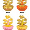 Solar Powered Waving Lucky Cat - Automatic Fortune Cat for Home, Desktop, or Car Decoration
