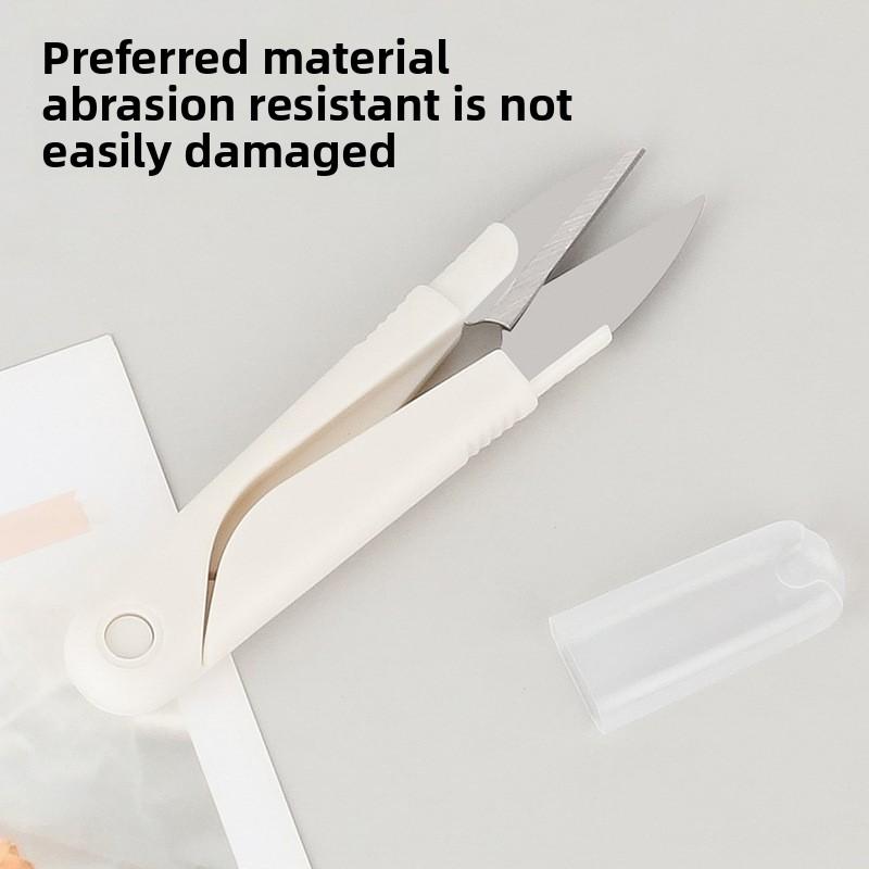 Foarfecă de croitorie pentru haine cu fir de ață pentru punct în cruce în formă de U cu husă