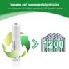 3A NiMH Rechargeable Batteries 1.2V 800mAh 1000 Cycles With Storage Case Low SelfDischarge