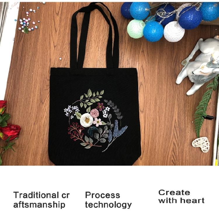 Canvas Bag Embroidery Kits Bag Crosses Stitching Kits Embroidery Starter Kits Embroidery Making Kits