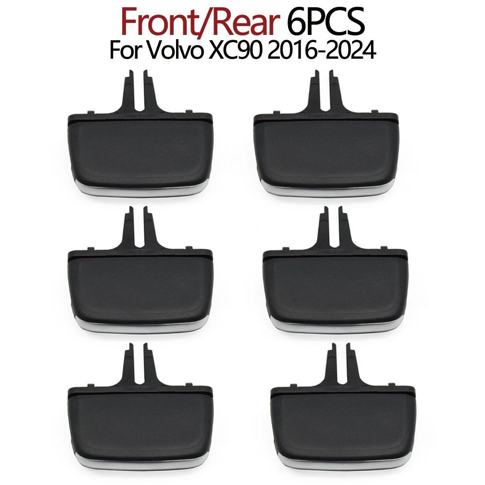 Car Front Rear AC Conditioning Air Vent Grille Outlet Tab Slider Clips Repair Kit For Volvo XC90 2016-2024