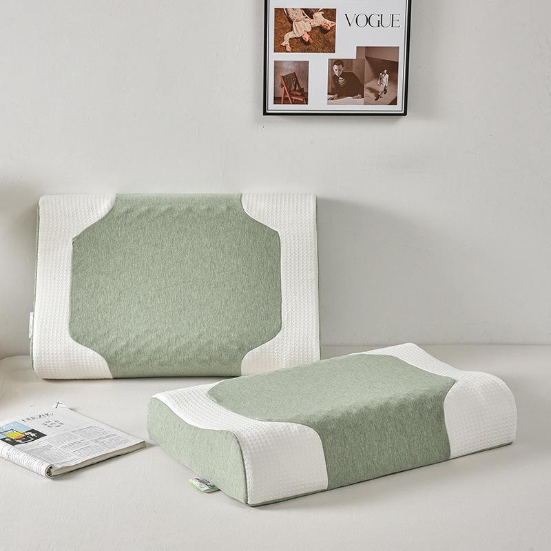 

Латексная подушка Подушка для шеи из натурального латекса Подушка для сна Нескладывающаяся подушка для шеи Подушка из латекса 60 * 40 * 10CM