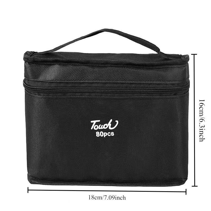 Oxford Cloth Marker Bag Universal Storage Bag for Students Carrying Large-capacity Stationery Tote Bag for Children.