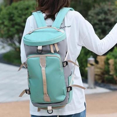 Travel Bag Large Capacity Multifunctional Portable Backpack Round Bucket Single Shoulder Backpack Sports Yoga Bag