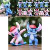 Stitch Collectible Pvc Toy For Home Office Decor Characters Included)
