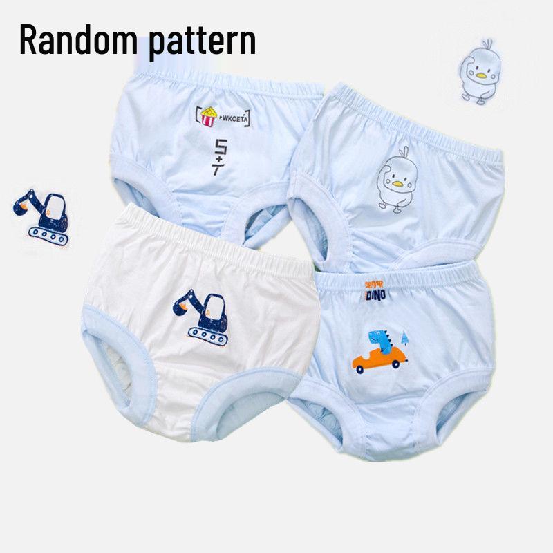 Girls' No-Pinch Cotton Underwear - Triangle Panties for Kids, Comfortable Bread Pants for Little Girls & Boys.