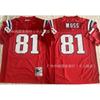 Vintage New England Patriots Football Jersey Short Sleeve Embroidered Sports Shirt