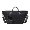 Borsa a Tote in Tela di Grande Capacità per Donna, Borsa a Spalla Casual con Manico in Pelle