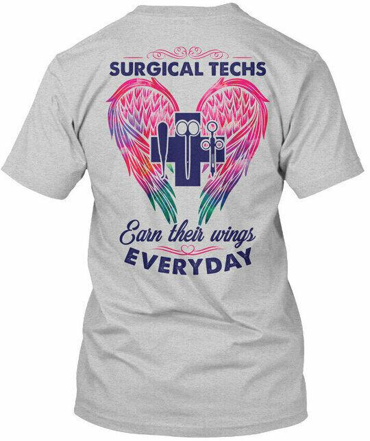 

Футболка унисекс премиум-класса Proud Proud Surgical Tech Techs Earn They Wings