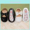 Princess Baby Shoes For Girls With Magic Tape And Bow Decor For Newborns
