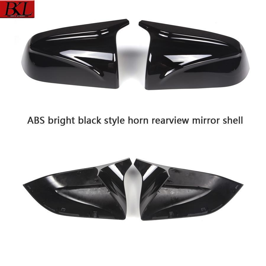 SGD4  For Tesla Model 3 Carbon Fiber Mirror Cover Car Rearview Mirror Housing Black Glossy Finish Modification and Upgrade Body Kit