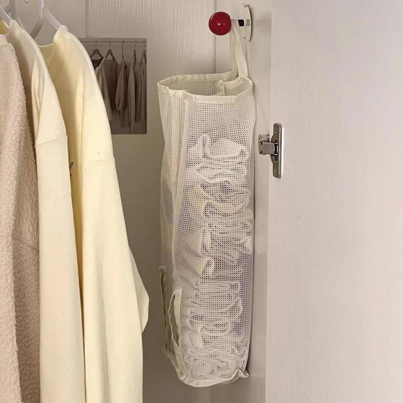 Velký závěsný úložný vak na ponožky, spodní prádlo, šortky, organizér se síťovanými kapsami, nástěnný, úložné řešení do ložnice
