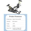 2pcs Auto Retractable Ratchet Tie Down Straps 1500lbs 3.3m Heavy Duty Padded Handle Secure Cargo Motorcycle Luggage