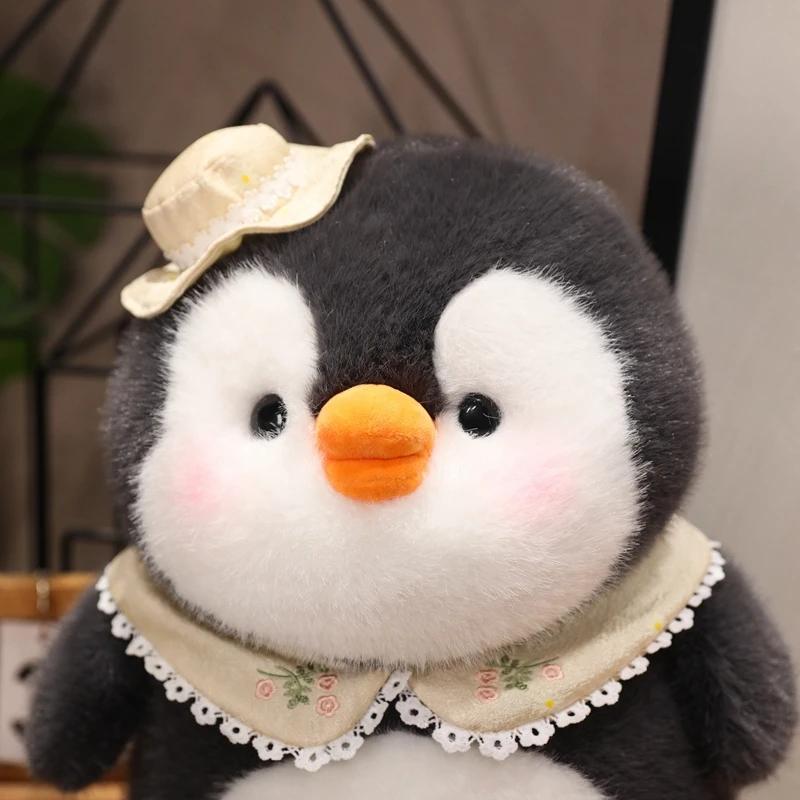Super Cute Cartoon Penguin Plush Toys Soft Stuffed Animal Pillow Cushion Kawaii Room Decoration Christmas Birthday Gift Present