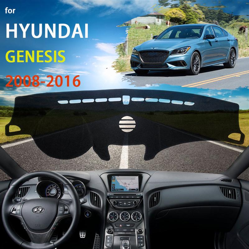 For Hyundai Genesis 2008 2009 2010 2011 2012 2013 2014 2015 2016 Anti-Slip Mat Dashboard Cover Sunshade Dashmat Protect Carpet