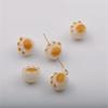 CH79 12 X11mm Candy Color Cartoon Cute Three-Dimensional Cat Claw Cat Palm Minimalist Straight Hole String Beads DIY Bracelet