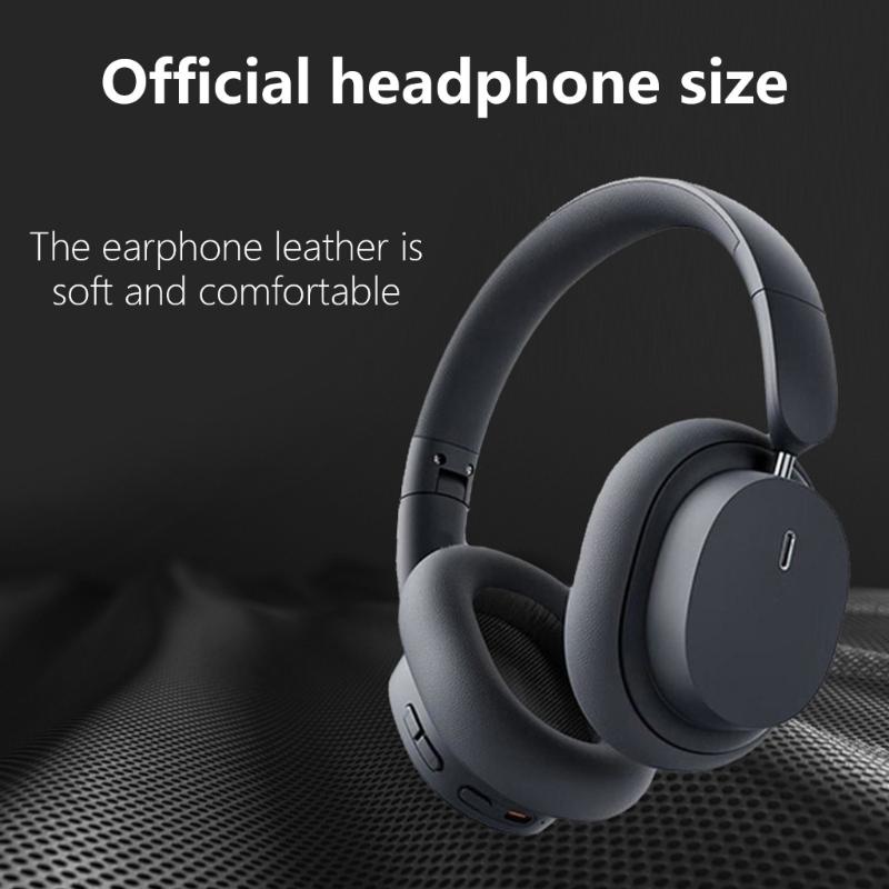 1 Pair Soft Protein Leather Replacement Ear Pad for W830NB Bluetooth-compatible Wireless Headphones Ear Pad Headset